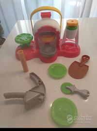 play doh set parrucchiere set pizza più accessori 