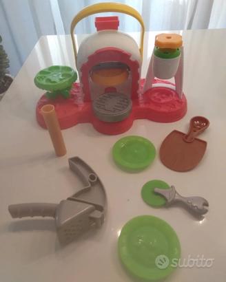 play doh set parrucchiere set pizza più accessori 