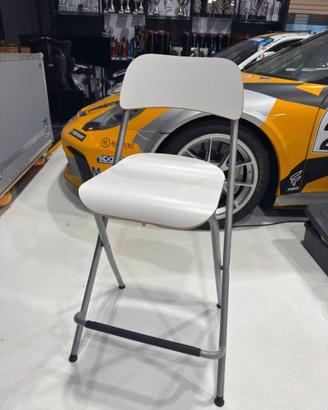 Sgabello bar pieghevole IKEA bianco 1999