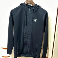 Felpa Sik Silk nera XL