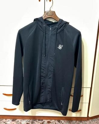 Felpa Sik Silk nera XL