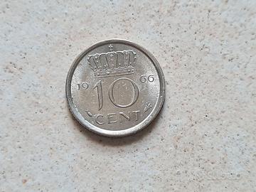 Moneta 10 Centesimi, 1966, Olandese