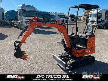 MINIESCAVATORE GOMMATO,12 QUINTALI,NUOVO