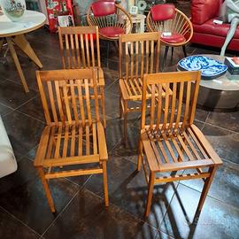 Set di 4 Sedie "Milano" Aldo Rossi per Molteni 198