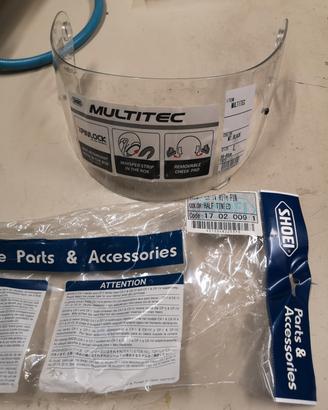 visiera shoei multitec nuova 