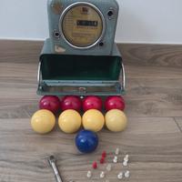 Totalizzatore biliardo boccette vintage