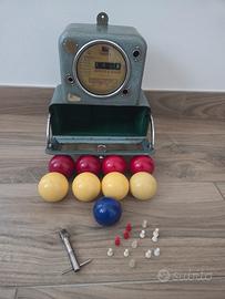 Totalizzatore biliardo boccette vintage