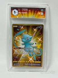 Carta pokemon mew 25th celebration GRAAD 9,5
