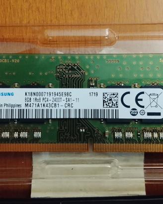MODULI RAM PER NOTEBOOK- 8G-4G- 2G -DDR4 -e DDR3