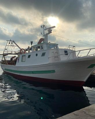 Peschereccio motopesca licenza a strascico