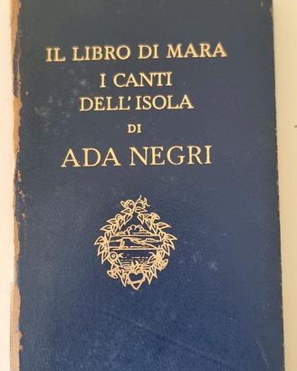 Ada Negri  Il libro di Mara I canti dell'isola