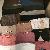 lotto vestiti bambina 3 anni autunno inverno