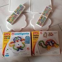 Lotto 4 set Quercetti FantaColor Basic 