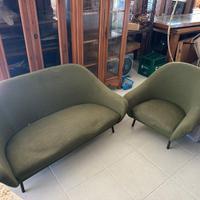 Salottino vintage verde