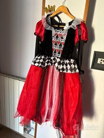 Vestito carnevale bambina “Regina di cuori”