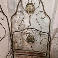 letto ferro battuto singolo 