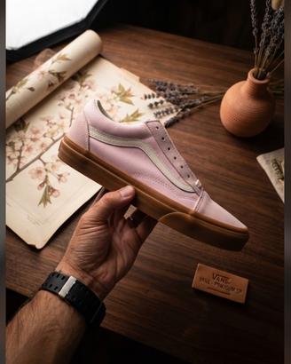 Vans Old Skool Rosa/Gum Talla 40.5 nuove 