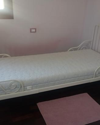 letto metallo singolo allungabile fino 200 cm