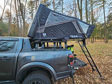 Tenda a tetto Vickywood HybridaTEAK 1.0 135 grigia