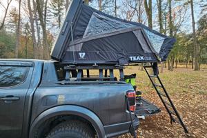 Tenda a tetto Vickywood HybridaTEAK 1.0 135 grigia