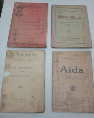 Libretti d'opera dei primi del Novecento