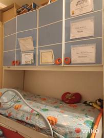 cameretta a ponte con 2 letti 