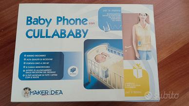 Baby monitor con dondolio culla e luce automatica