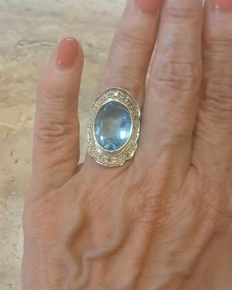 Anello topazio