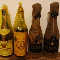Quattro bottiglie da collezione