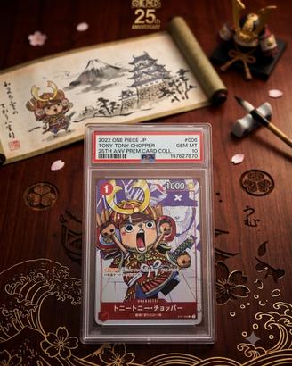 🔥Tony Tony Chopper 06 25th Ann. JP PSA 10 🔥
