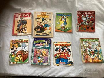 Lotto 8 Fumetti Topolino Zio Paperone Storia West
