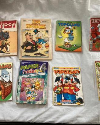 Lotto 8 Fumetti Topolino Zio Paperone Storia West