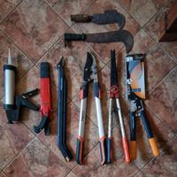 lotto utensili da giardino 