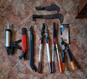 lotto utensili da giardino 