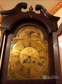 Orologio a pendolo  inglese da salone 