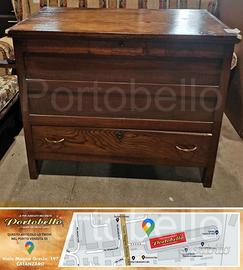 Codice: 270317 ANTICA CASSAPANCA IN LEGNO DI CAST