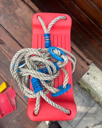 Sella altalena con corda