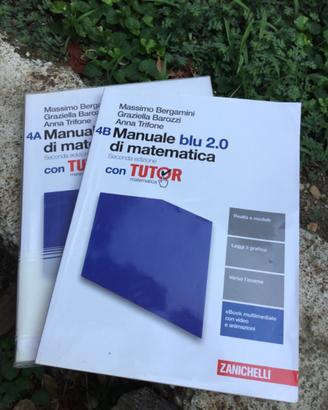 Libro di testo MANUALE BLU di MATEMATICA 4A e B