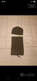 set cappellino e scaldacollo in lana verdi