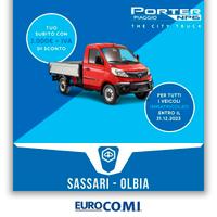 Piaggio Porter NP6 tutti i modelli in PROMOZIONE