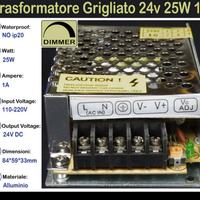 Trasformatore 24v 1A per striscia led