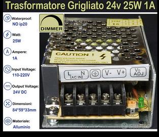 Trasformatore 24v 1A per striscia led