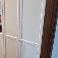 liberia billy ikea con ante bianco