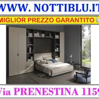 Letto a Scomparsa SARA 2 piazze MATERASSO OMAGGIO