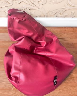 Pouf Poltrona Sacco Pera in ecopelle