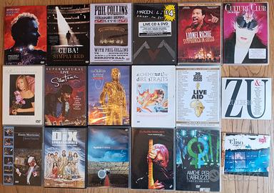 DVD di 18 Concerti Live Internazionali e Italiani
