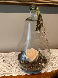 Vaso in vetro a forma di pera