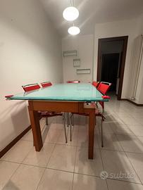 Tavolo in vetro temperato Calligaris allungabile