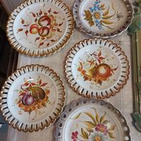 Antichi piatti di ceramica Bassano 