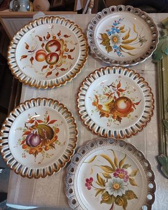 Antichi piatti di ceramica Bassano 